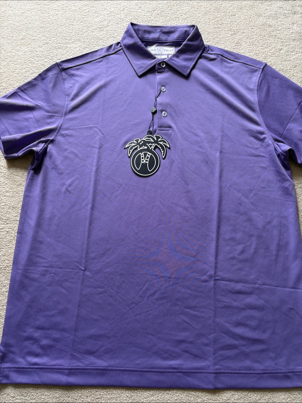 New with tags! Men’s USA Palm Pique Stretch Polo | XXL